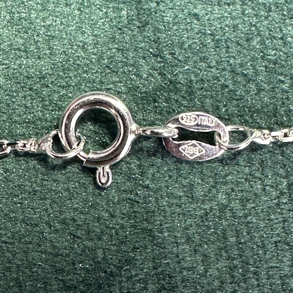 Sterling Silver Angel Wings Heart Necklace - Picture 10 of 10